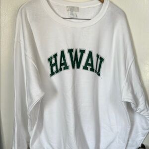 White Hawaii Sweatshirt Size XXL **